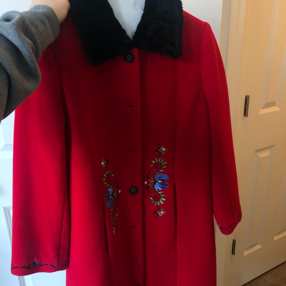 Hanna Andersson Kids Red Coat
